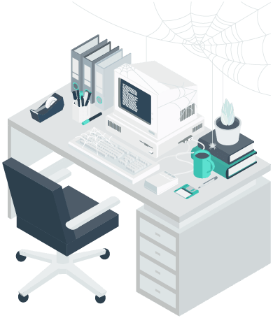 old technology illustration