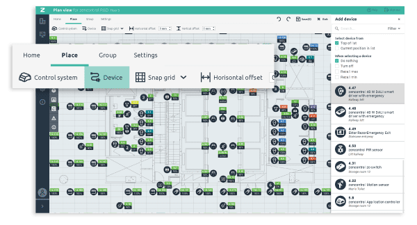 zencontrol plan view snapshot